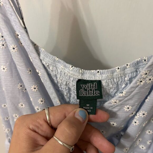 Wild Fable Blue Floral Romper - Picture 3 of 5